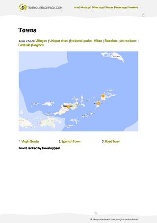 example page 4 from our offline Travel Guide for British Virgin Islands